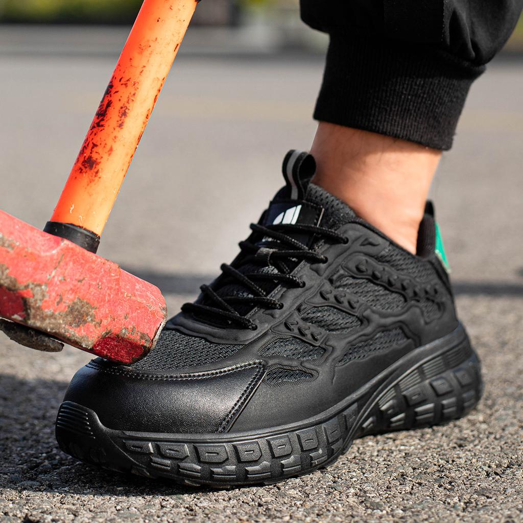 High Quality Indestructible Safety Shoes Men Work Sneakers Light Security Boots Men Puncture-Proof Work Boots Steel Toe Shoes