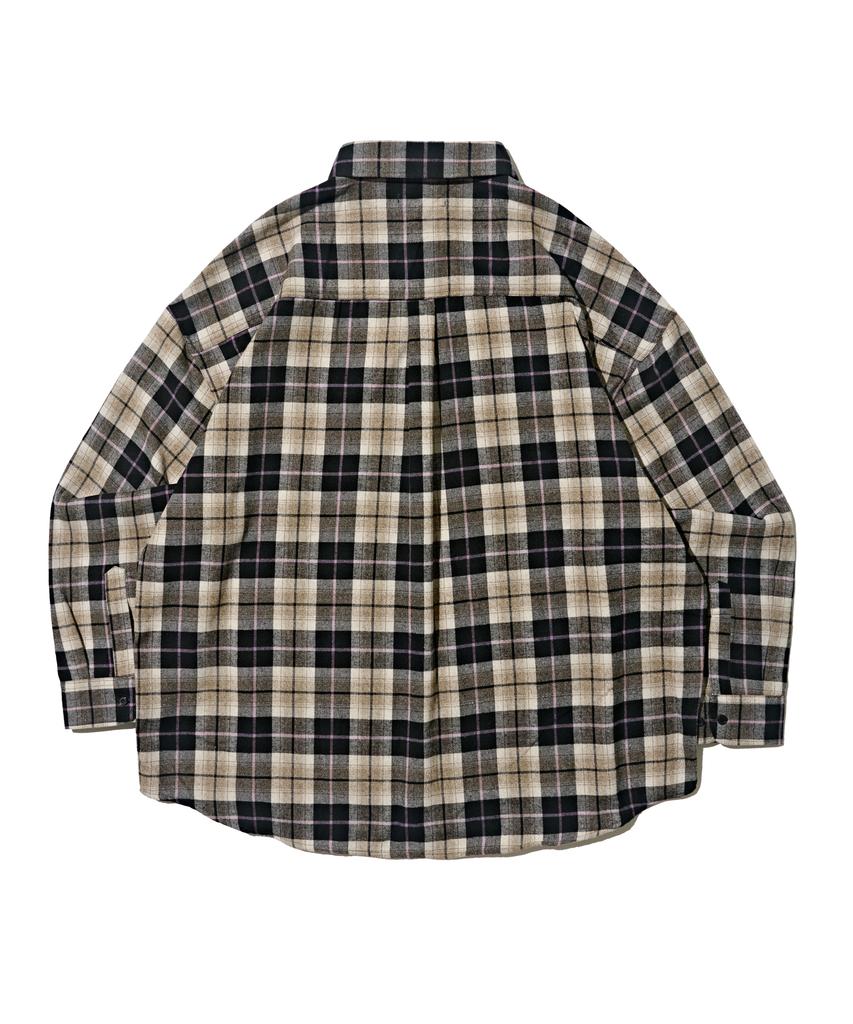 OTHERFITS Вестерн Рубашка в клетку Prime (черный)