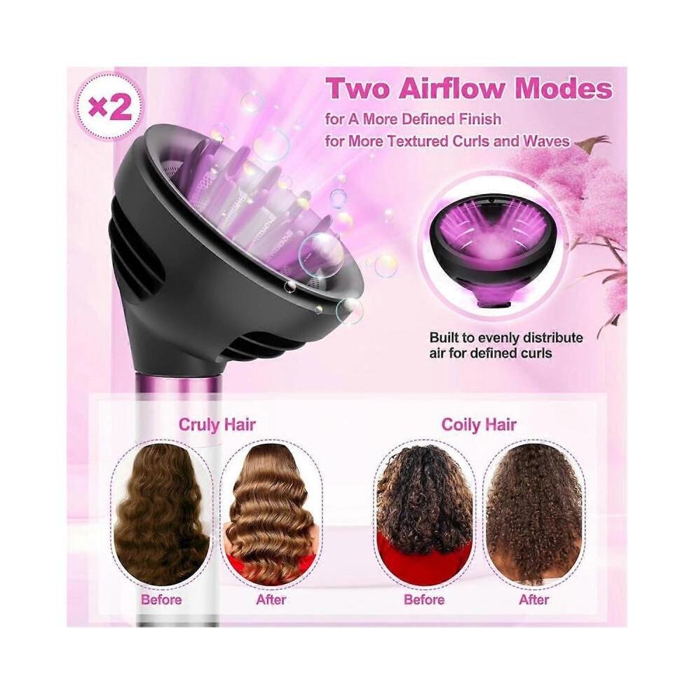 Wave and Curl Diffuser for Dyson Airwrap HS01 HS05 HS08 Two Airflow Dome or Diffuse Modes Hair Diffu