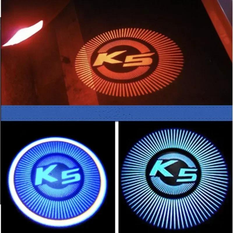 AABJC1 New LED Car Door Logo Projector Ghost Shadow Welcome Light Accessories For KIA K5 First Gen OPTIMA 2011 2012 2013 2014 2015 2016
