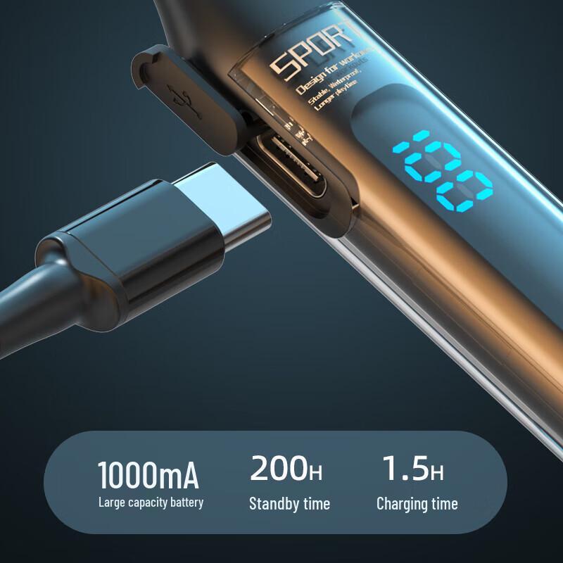 Kukezhe R08 Wireless Neckband Sports Bluetooth Earphones