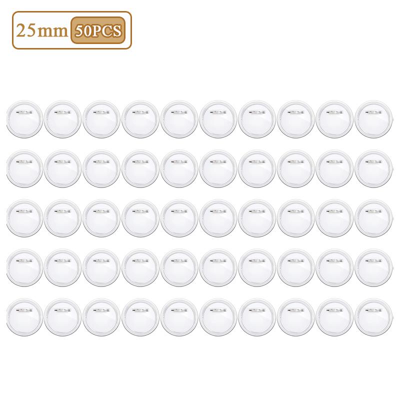 10/30/50 ШТ. Набор для изготовления круглых значков Сделай сам Материалы для значков-пинов для индивидуальных брошей Именных бирок Косплей Мероприятие Вечеринка Материалы для рукоделия