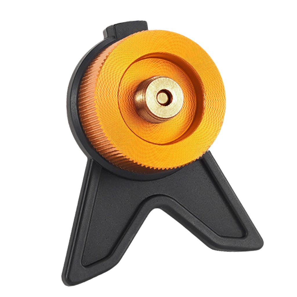 Gas Tank Adapter with Fixed Bracket Camping Gas Stove Conversion Head Gas Tank Self-Locking Conversion Stove Head