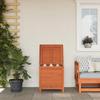 VidaXL Garden Storage Box Brown 50x49x56.5cm Solid Fir Wood, Outdoor Cushion Storage, Box of 364751