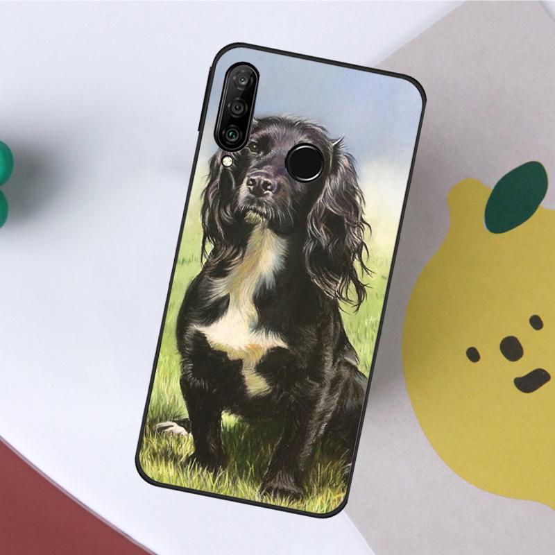 Cartoon Cocker Spaniel For Huawei Nova 12s 12i 11i 8i Y73 Y72 Y61 Y91 Y90 Y70 Y60 9 10 SE P30 P40 Lite P60 Pro Case