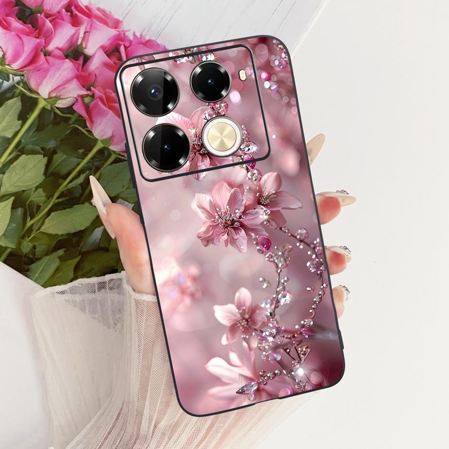 For Infinix Note 40 40X 5G Case X6852 New Butterfly Painted Cover Soft Silicone Case For Infinix Note 40 Pro Plus Note40 X Shell