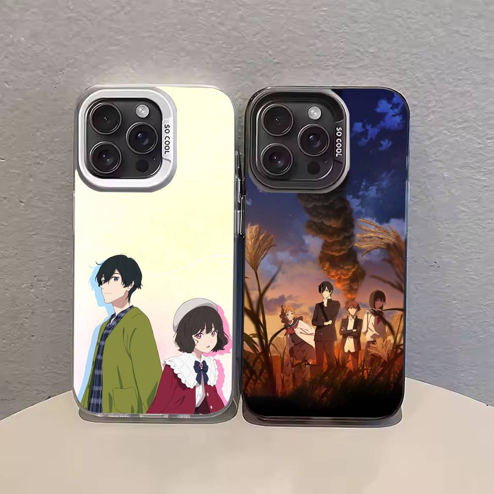 Аниме Shoushimin Чехол для телефона Цвет Серебристый Корпус Для IPhone 17 16 15 14 13 12 11 Pro Max Plus