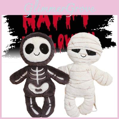 Новая плюшевая игрушка-кукла скелет и мумия на Хэллоуин, брелок, доступен индивидуальный логотип для оптовой продажи