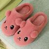 Non-slip Cartoon Dog Warm Home Plus Size Cute Plus Velvet Soft Bottom Cotton Slippers Indoor Cotton Shoes