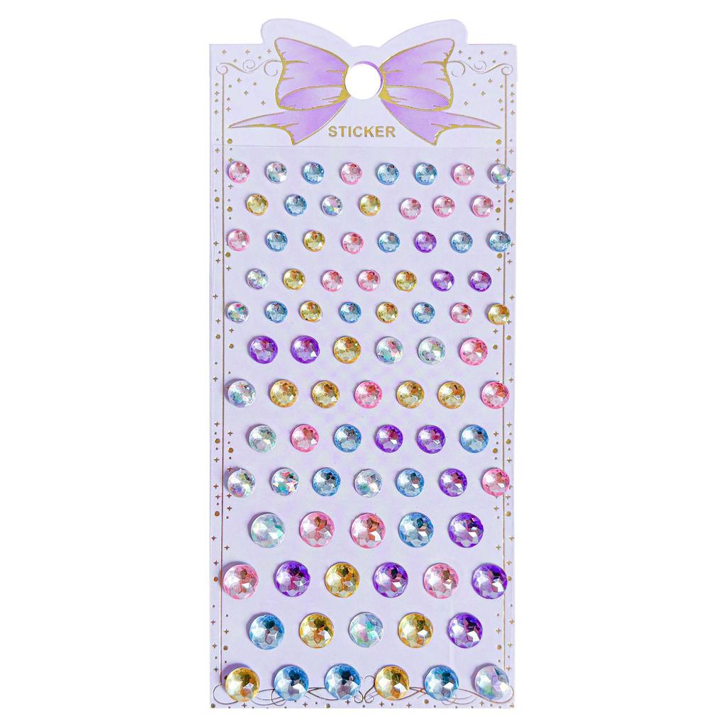 Детские наклейки-кристаллы с драгоценными камнями для DIY - Фигуры с бриллиантами ручной работы для макияжа и украшения для девочек