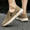 Official Website Hot Selling Men's Mesh Casual Shoes Thick Soled Comfortable Hiking Shoes Breathable Simple Men's Sports Shoes