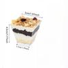 100/50 Reusable Square Mini Cups Plastic Dessert Shooters for Parties Appetizers Halloween Wedding Hand Wash