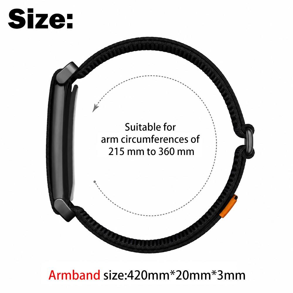 Нейлоновая тканая повязка на бицепс для Google Fitbit Air Strap Регулируемый сменный браслет для фитнес-трекера для Google Fitbit Air Bands