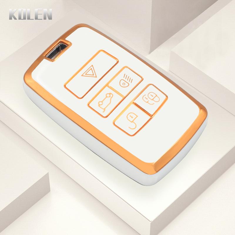 Модный чехол для дистанционного ключа из ТПУ для автомобиля, брелок для Land Rover Range Rover Evoque Discovery Sport Velar для Jaguar XE E-PACE XF