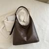 Stylish Large Capacity Tote Bag For Women In Black And Brown Colors Ideal For Daily Use