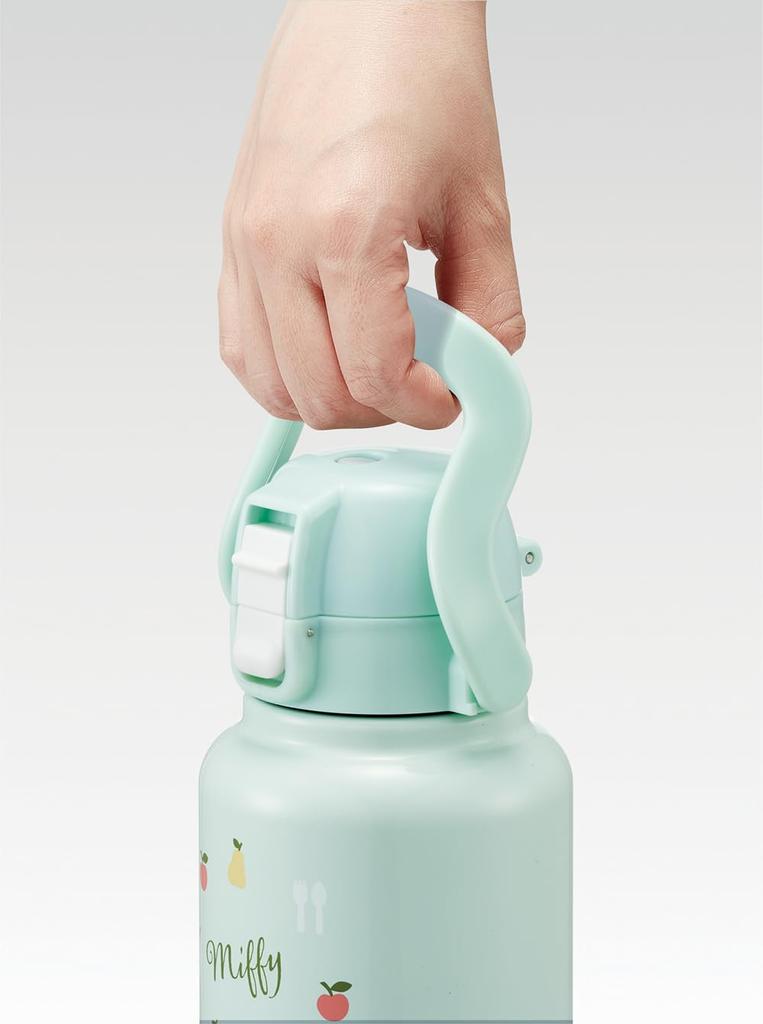 Skater Miffy STD10H-A Stainless Steel Direct Bottle with Handle, 1000ml Water BottleMug