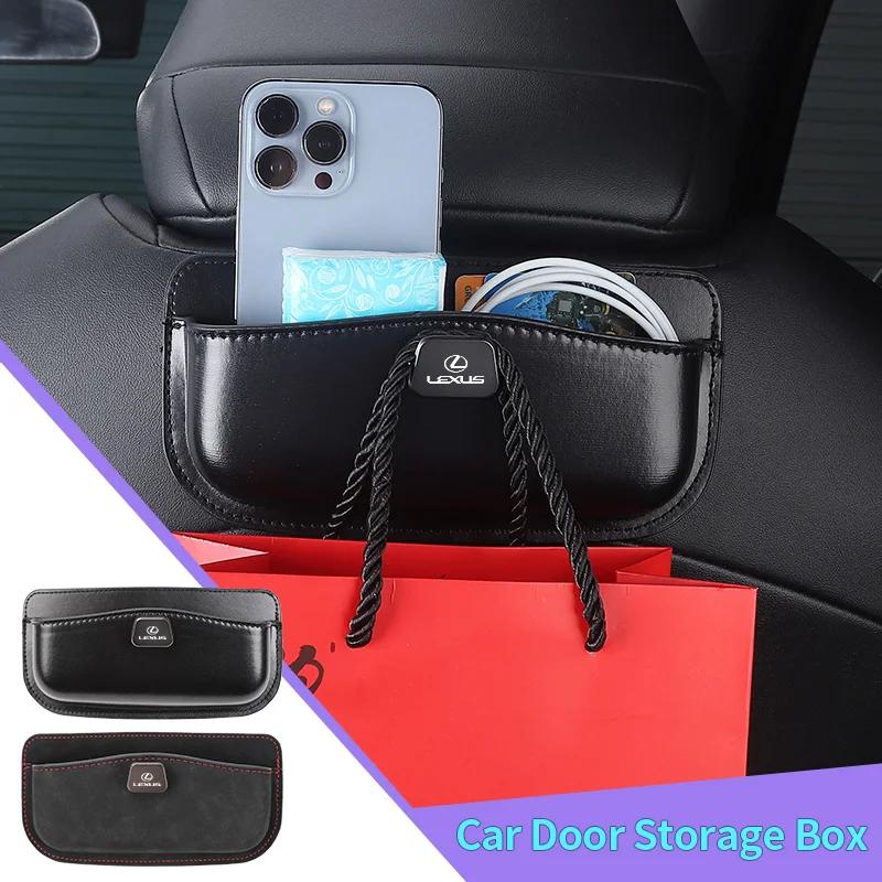 Car Seatback Storage Box Seam Case Door Clutter Organizer Accessories For Lexus CT ES GS NX IS250 CT200h IS300h ES300h RX400h NXSR4