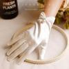 Hot Selling Trendy Pearl Gloves Simple and Versatile White Etiquette Celebrity Bridal Dress Photography Gloves
