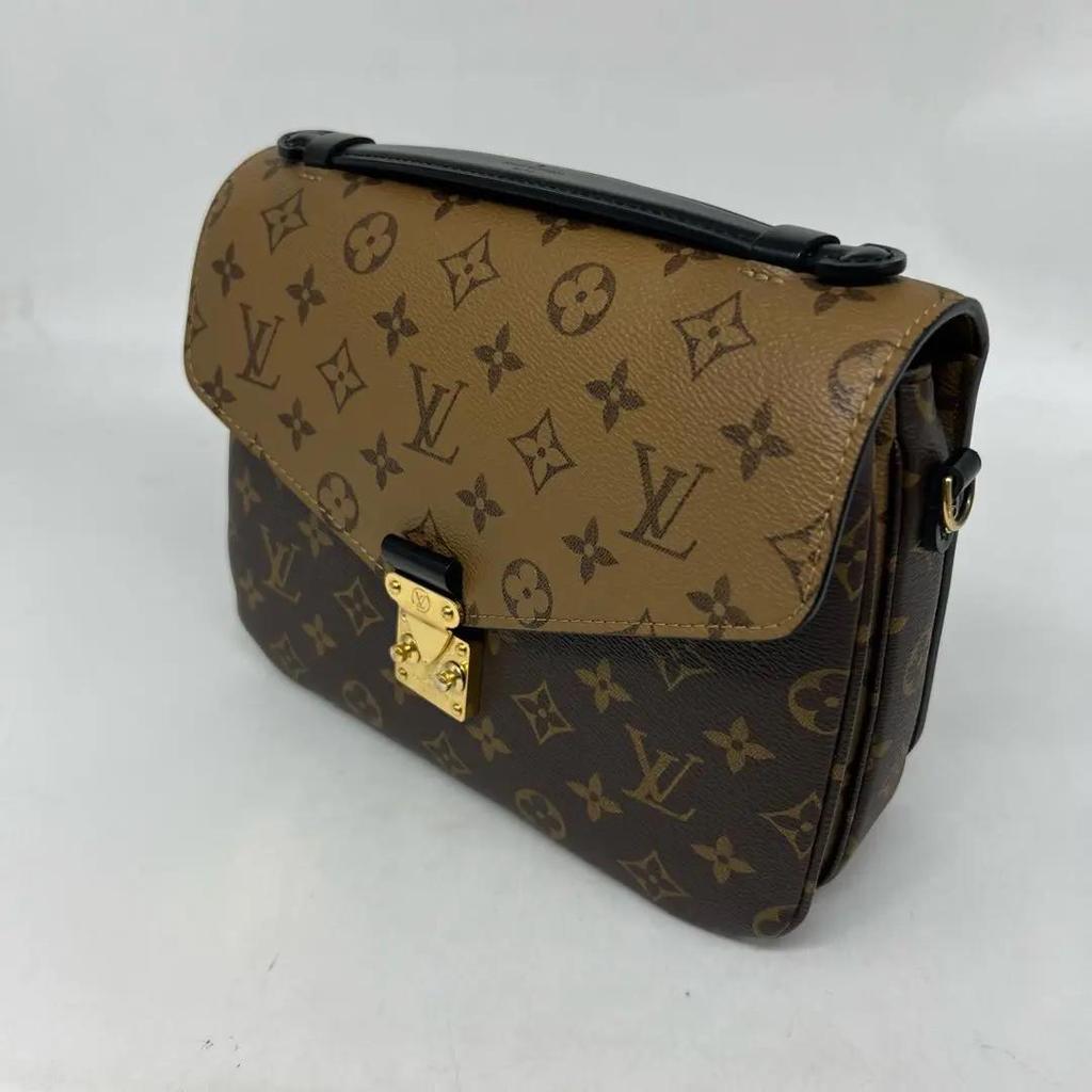 [Б/У] Louis Vuitton Pochette Metis 'Коричневый холст Monogram Reverse' - Очень хорошее состояние #1YL5ZA7