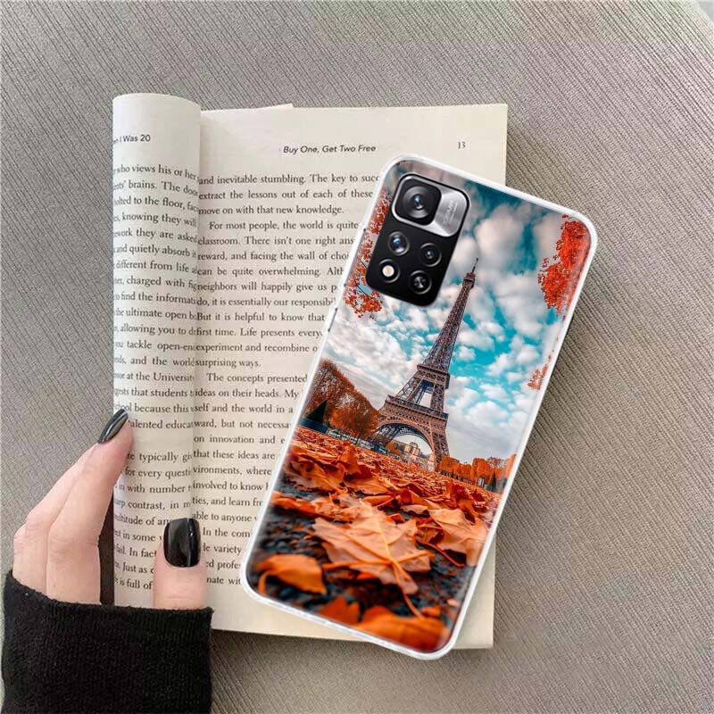 Eiffel Tower Art Phone Case For Xiaomi Poco F7 14 Ultra Mi 9T 12T 11T 13 15 Pro 12 11i 12X 10T 11 10 9 8 Lite 5G A3 CC9E Cover C