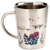 Stainless steel approximately keeps drinks hot or Wanyama leopard double-walled mug, 360ml, cold, print, WAN-2022HY