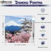 5D DIY Diamond Painting Landscape Architecture Full Diamond Square/round Diamond Embroidery Cross Stitch Collection Home Wall Decoration Art