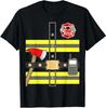 Fire Department Logo Uniform Fireman Symbol Firefighter Gear T-Shirt Unisex Style Shirts for WoCustom Print T-shirts