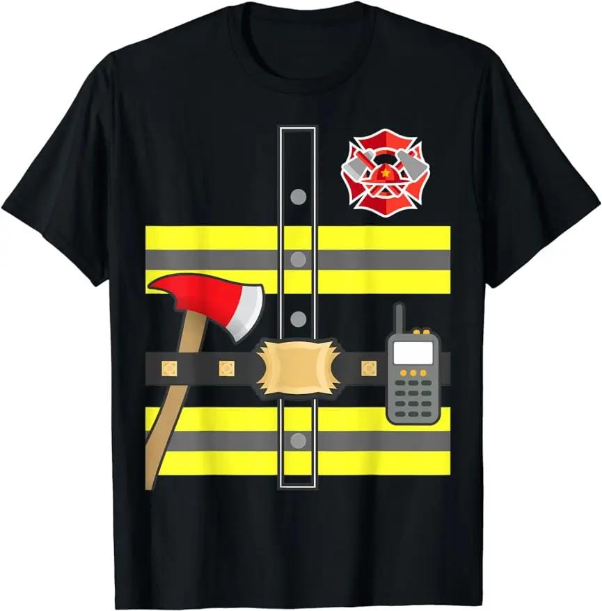 Fire Department Logo Uniform Fireman Symbol Firefighter Gear T-Shirt Unisex Style Shirts for WoCustom Print T-shirts