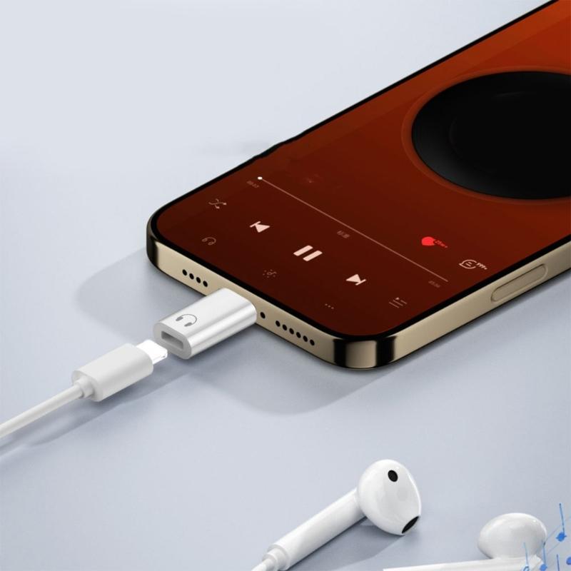 Адаптер для наушников USB C на 8-контактный Разъемы USB Type-C (папа) на 8-контактный (мама) для сотового телефона, планшета, без зарядки