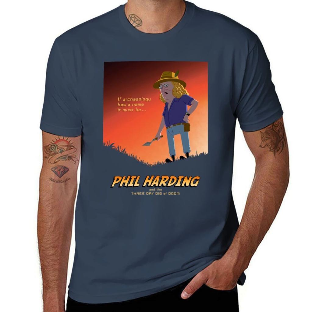 Phil Harding - Time Team T-Shirt t shirt man luxury man t shirt cotton man t shirts graphic T-Shirt