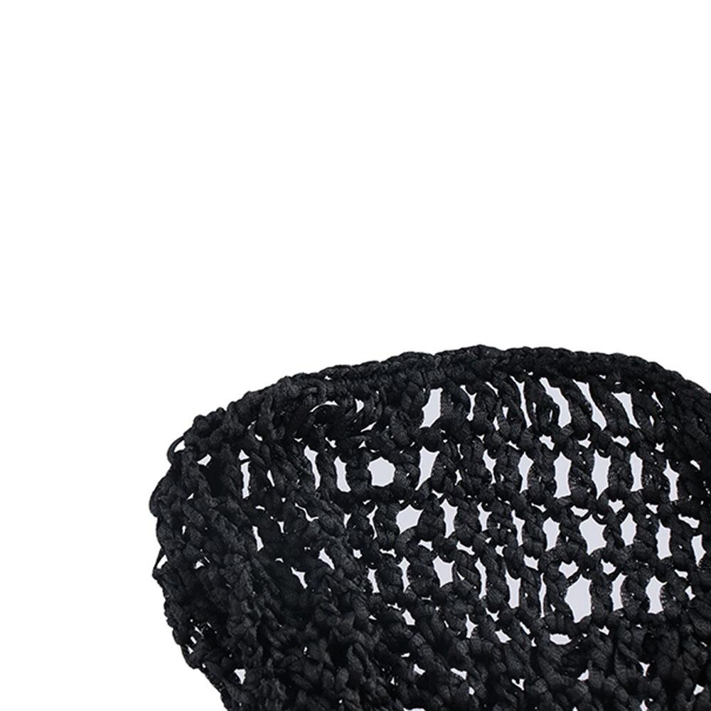 Спящая вязаная крючком сетка для волос снуд ночная повязка тюрбан черные шапочки для парика сетка для волос