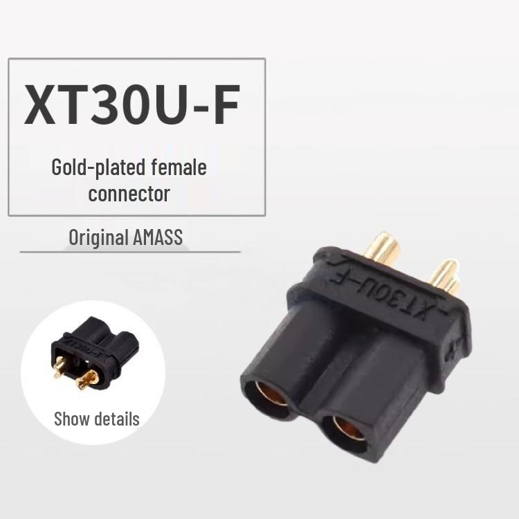 Amass XT30U-M/F Gold-Plated Drone Battery Connector