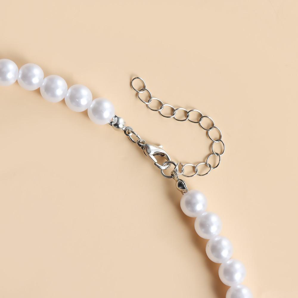 Ожерелье из сладкого искусственного жемчуга, крутое колье из искусственного жемчуга неправильной формы для женщин