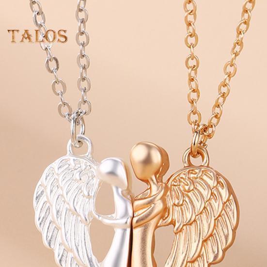 1 пара парных ожерелий для женщин и мужчин, подвеска для объятий, любовь, объятия, парное ожерелье, ювелирные изделия, подарок на годовщину