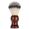 Portable Men Beard Brush Wooden Handle Shaving Brush for Salon Home Travel Use