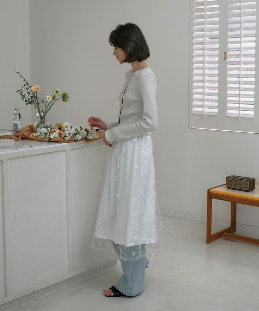 Lamerei Spangle Layered Skirt[Lmbespsk5406]-2Color