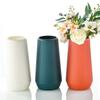 Imitation Ceramic Flower Pot Basket Plastic Flower Arrangement Container Modern Flower Vase