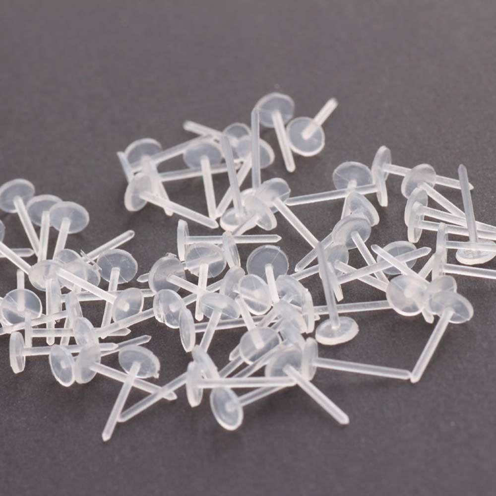 Plastic Flat Stud Pin Anti Allergy Jewelry Parts Jewelry accessory Stud Earring Jewelry Making