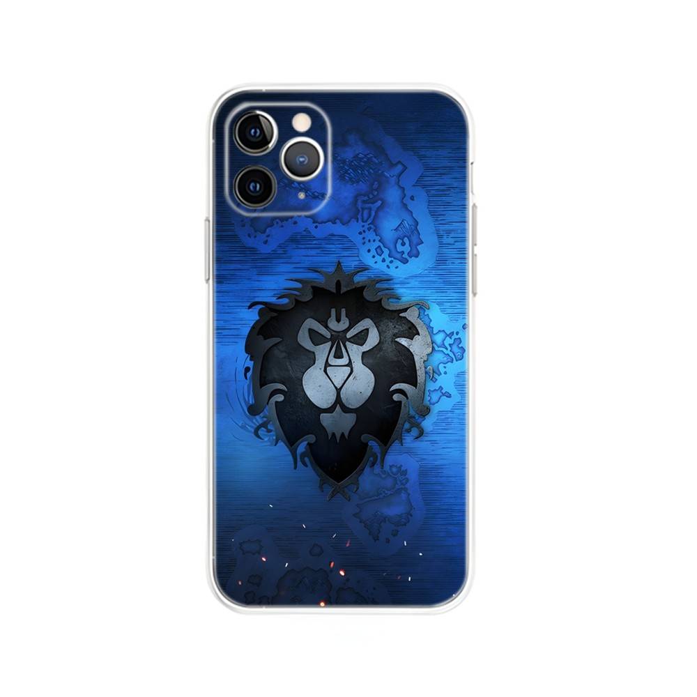 World Of W-Warcraft Phone Case For iPhone 17,16,15,14,13,12,Mini,11,Pro,Max,Plus,Air,X,XR,XS,8,SE,2020, Transparent Cover