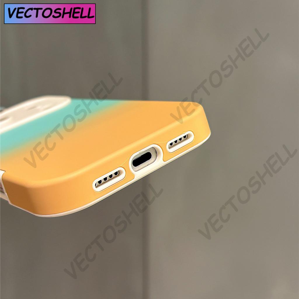 Матовый защитный чехол с градиентом для камеры для iPhone 17 16 15 14 13 Pro Max, 2-в-1, большое окно, противоударный бампер, чехол для телефона