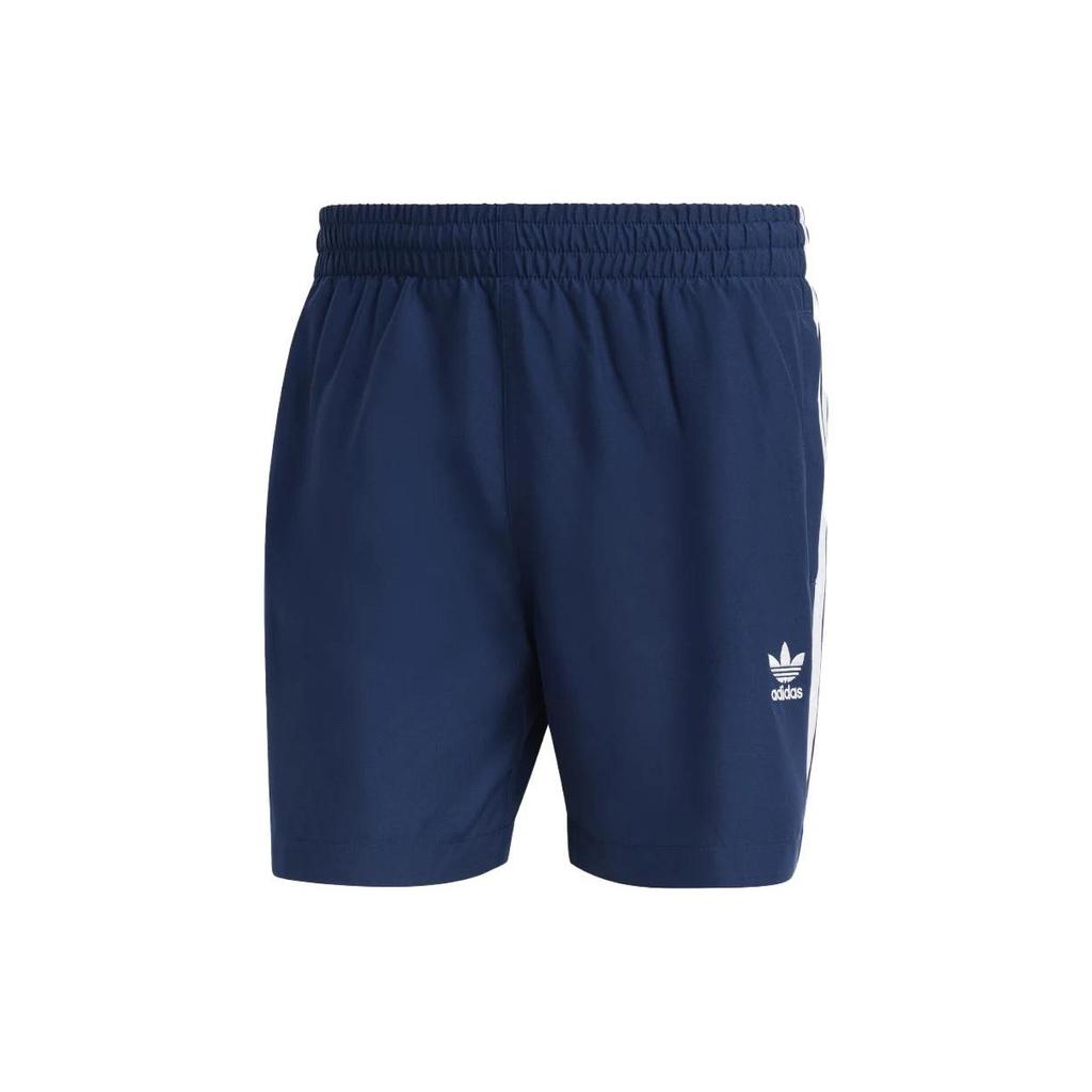 Adidas Originals Classic Three Stripes Series Striped Elastic Casual Shorts Men shorts HT4407