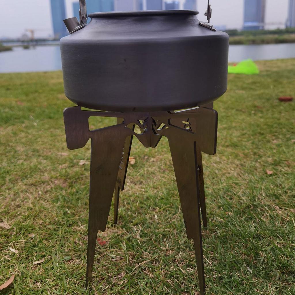 Folding Camping Pot Support Stand Trivet Stove Rack for Outdoor Camping Hiking Backpacking