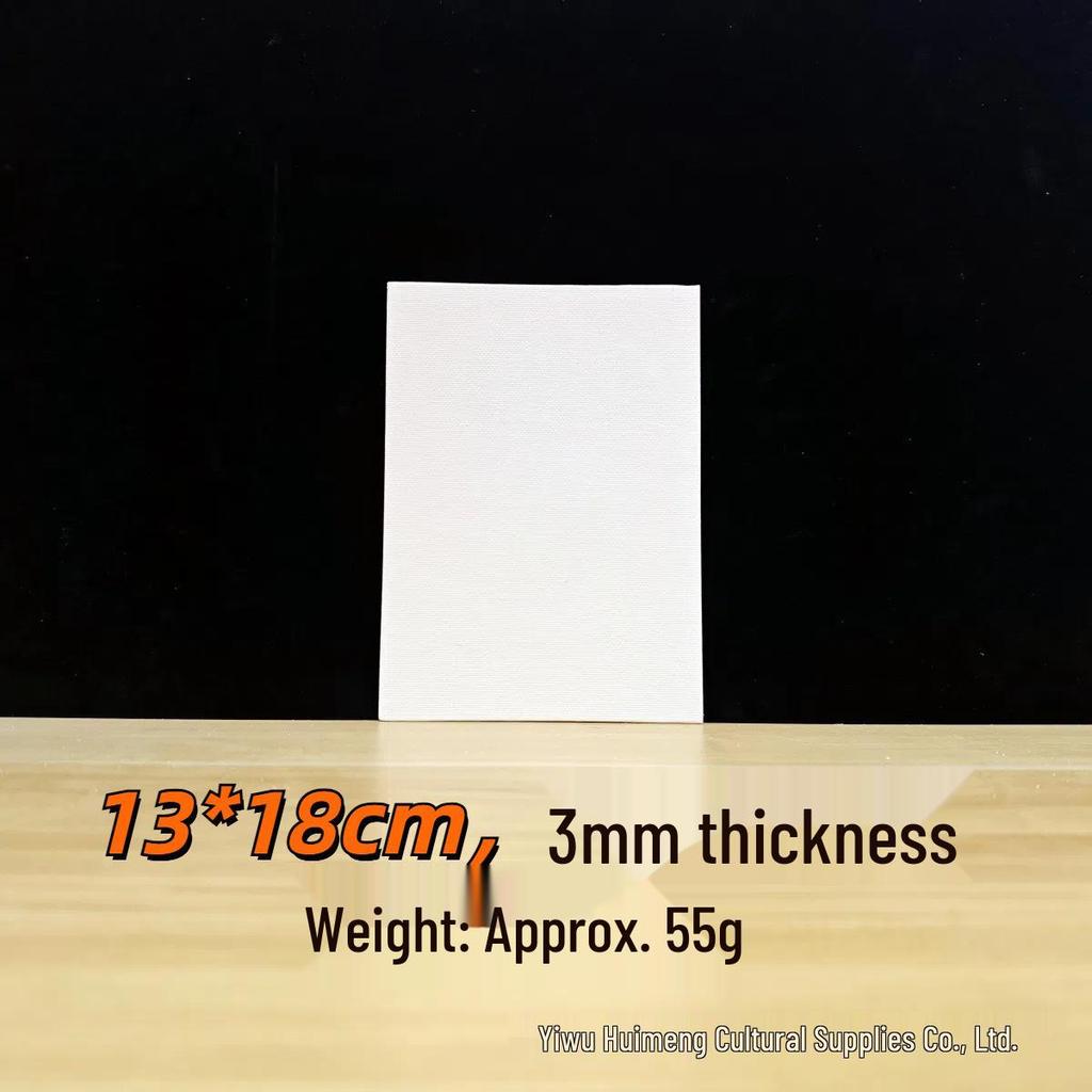 Холст для рисования толщиной 3 мм: Портативный холст из чистого хлопка для масляной и акриловой живописи для студентов-художников и профессионалов