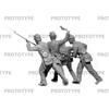 ICM 1/35 American Civil War Union Infantry 2 Plastic Model Kit 35023, Molded in Color