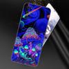 Aesthetic Trippy Mushrooms Black Silicone Phone Case For Samsung Galaxy S23 S21 S20 FE S24 S22 Ultra S10E S10 S9 S8 Plus