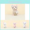 Charming Short Plush Alpaca Keychain Creative Bag Accessory Stuffed Toy