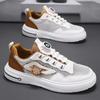 Men's 2025 New Comfortable and Breathable Flat-heeled Light-mouth Color Matching Casual and Versatile Daily Lace-up Men's Board Shoes