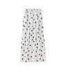 Dog Footprints White Yamamoto Pants Women's Pants Summer Thin New High-waist Lazy Casual Ice Silk Wide-leg Pants