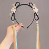 Chinese Style Bow Tassel Hairband Children Hair Hoop New Ancient Hanfu Hair Hoop