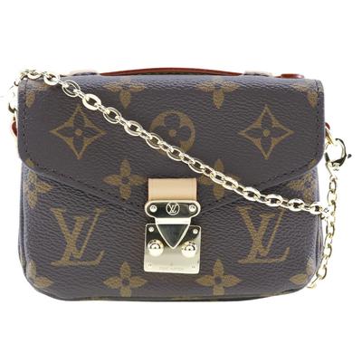 Плечевая сумка Micro Metis M81267 Коричневый Monogram canvas Женская Б/у